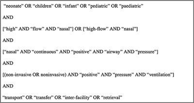 Critical Breaths in Transit: A Review of Non-invasive Ventilation (NIV) for Neonatal and Pediatric Patients During Transportation